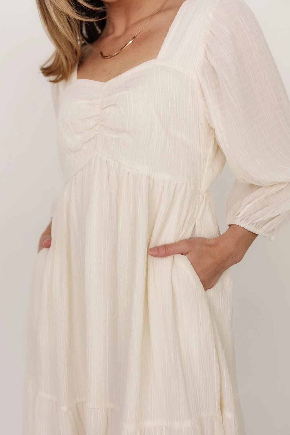 Vaeda Midi Dress | Baltic Born Cream