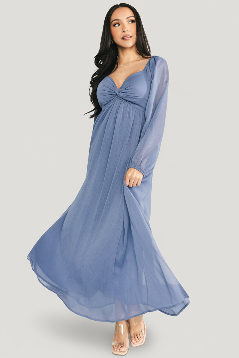 Dione Midi Dress | Baltic Born Blue