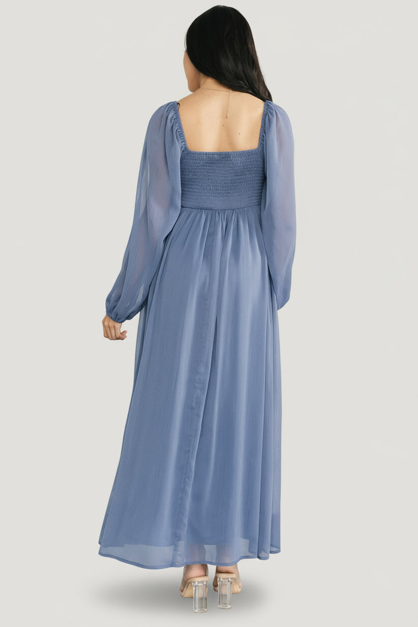 Dione Midi Dress | Baltic Born Blue