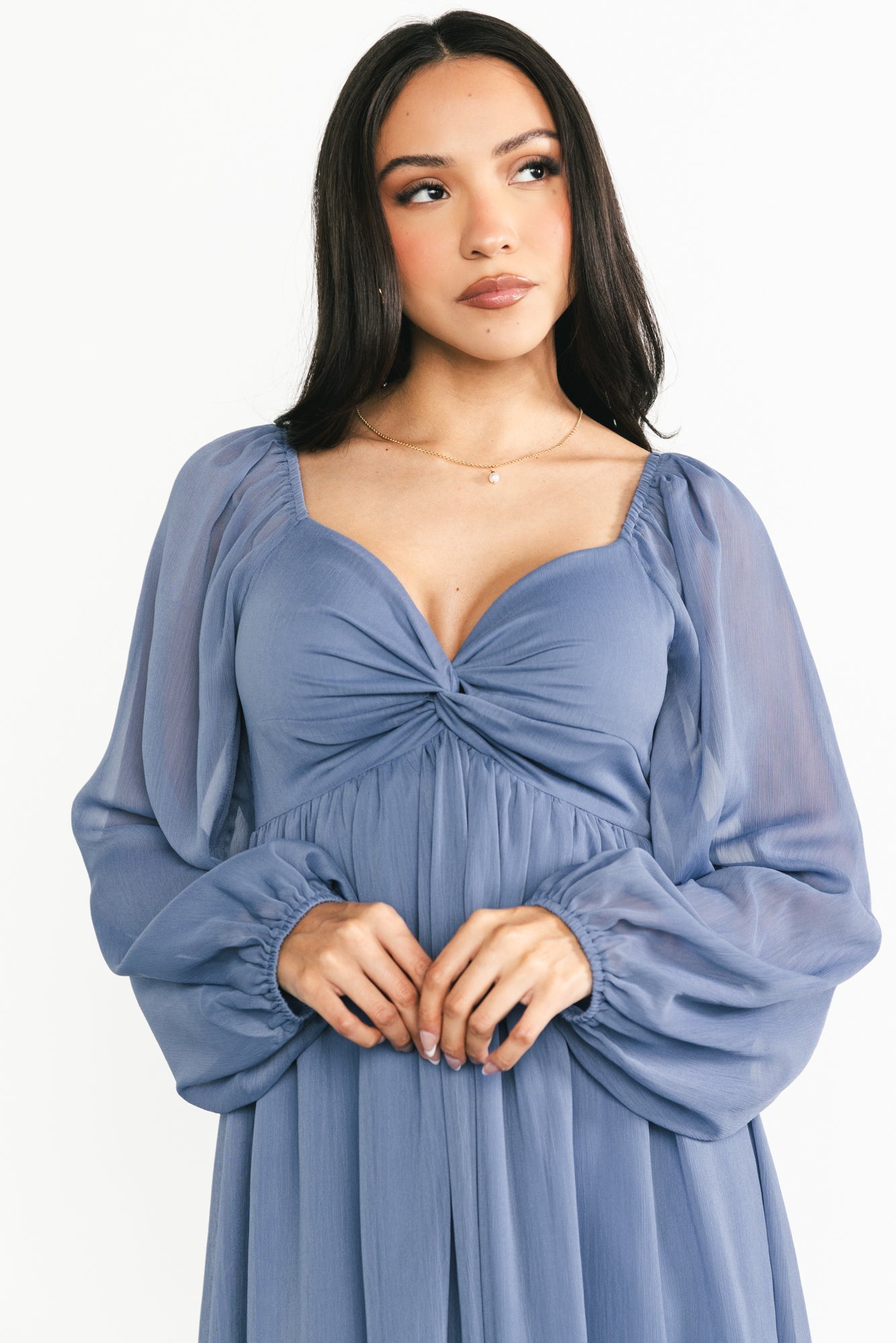 Dione Midi Dress | Baltic Born Blue