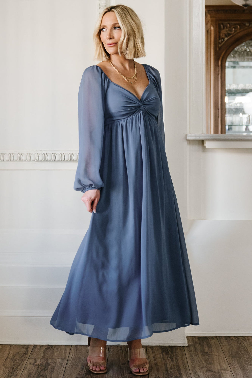 Dione Midi Dress | Baltic Born Blue