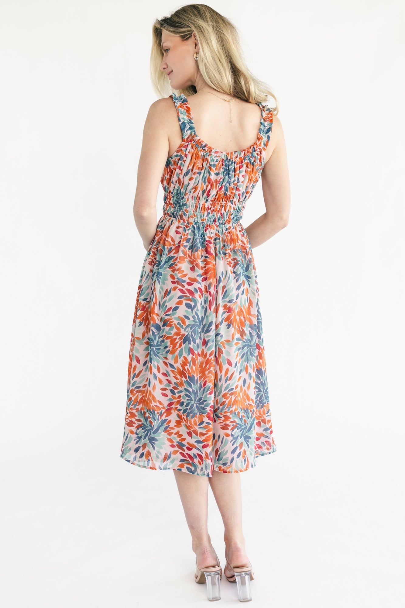 Marni Midi Dress | Baltic Born Blush Multi