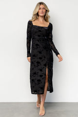 Tamara Midi Dress | Baltic Born Black Floral