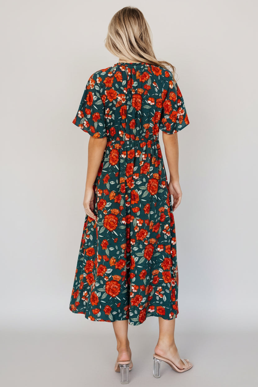 Botega Midi Dress | Baltic Born Jade Multi Floral