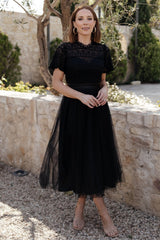 Darcy Tulle Midi Dress | Baltic Born Black
