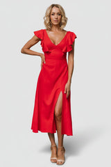 Elena Midi Dress | Baltic Born Red