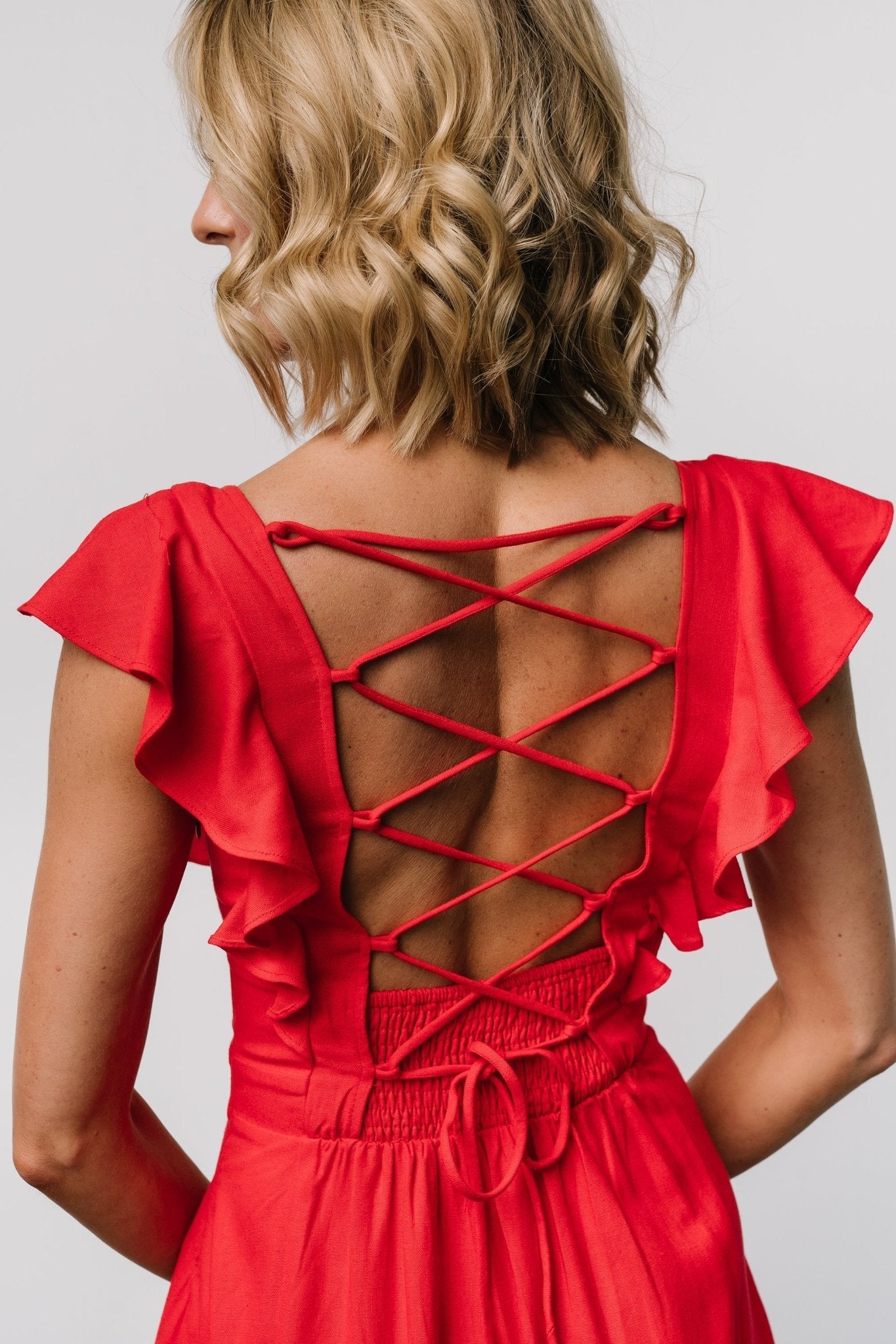 Elena Midi Dress | Baltic Born Red