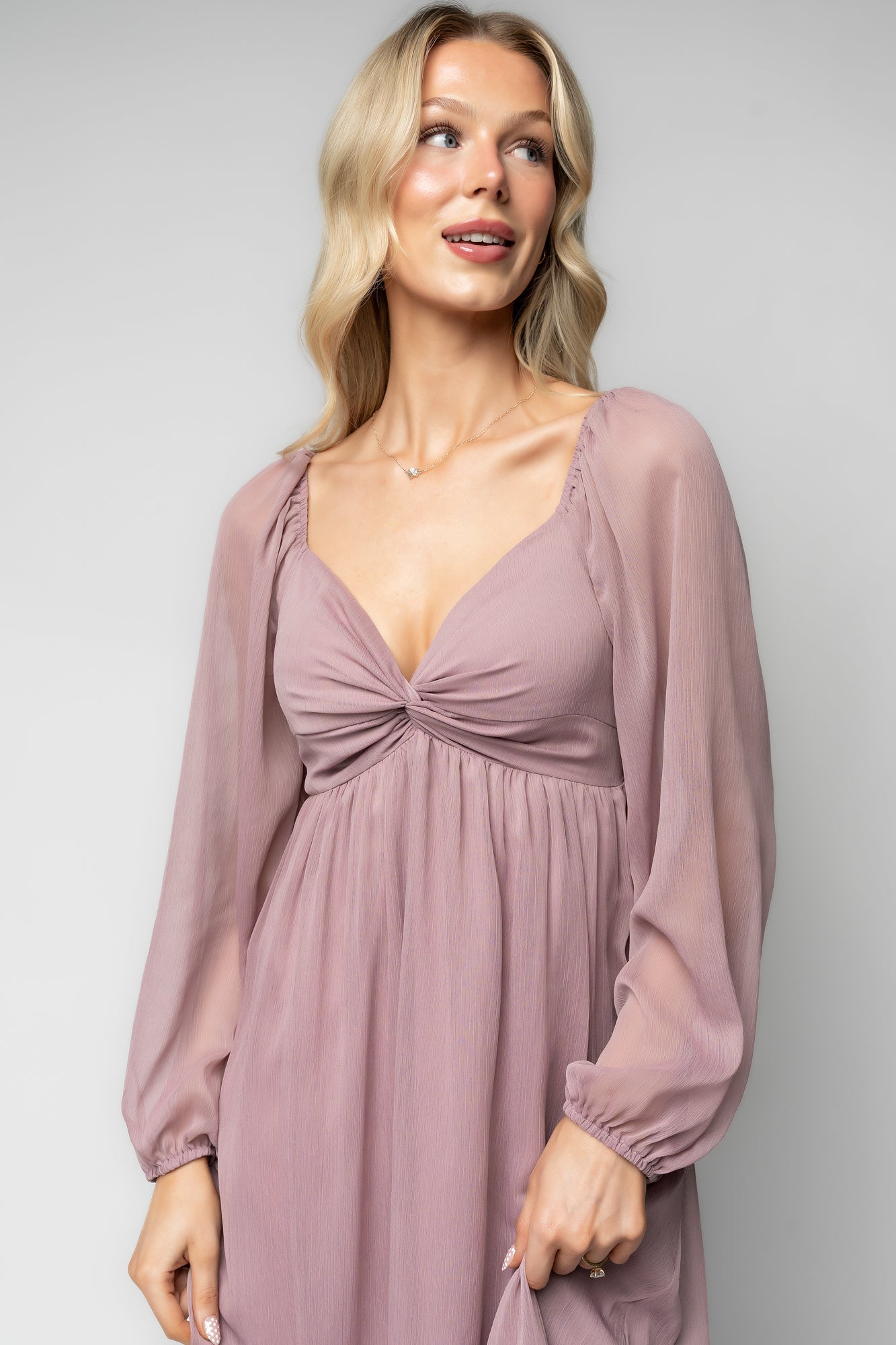 Dione Midi Dress | Baltic Born Dusty Lilac