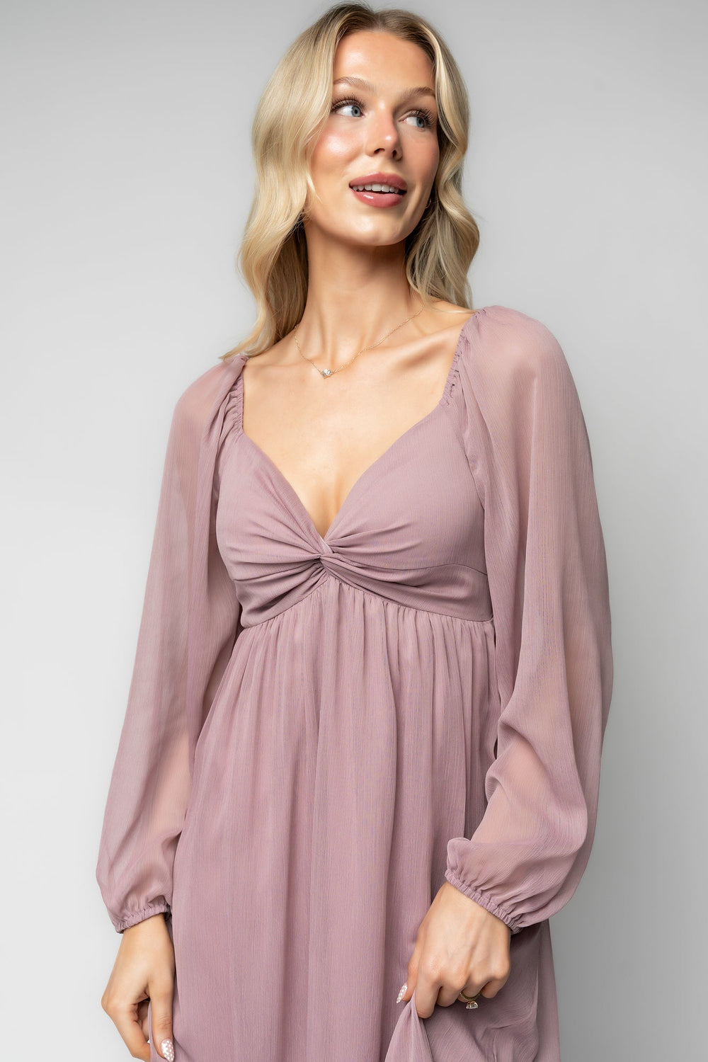 Dione Midi Dress | Baltic Born Dusty Lilac