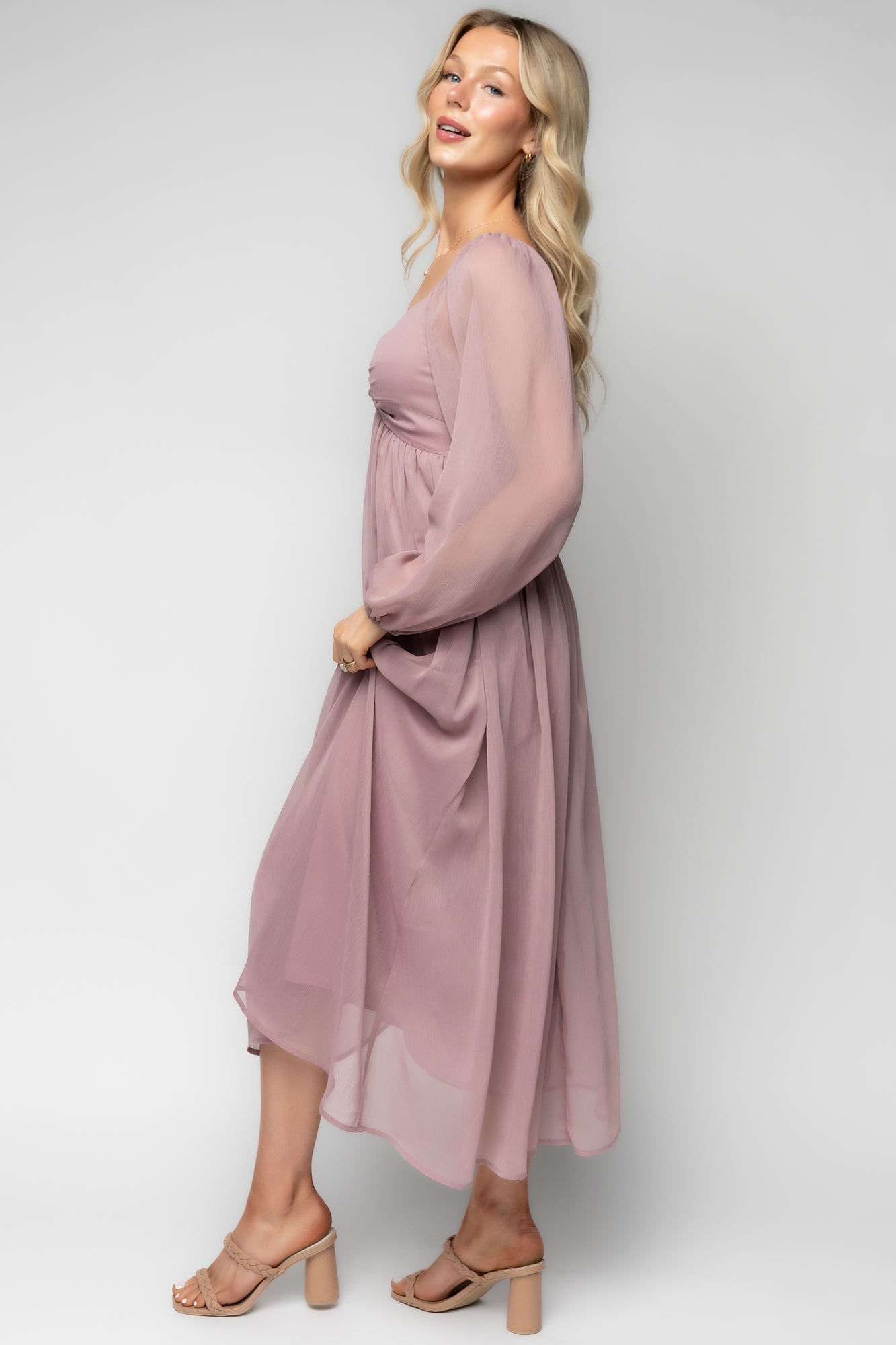 Dione Midi Dress | Baltic Born Dusty Lilac