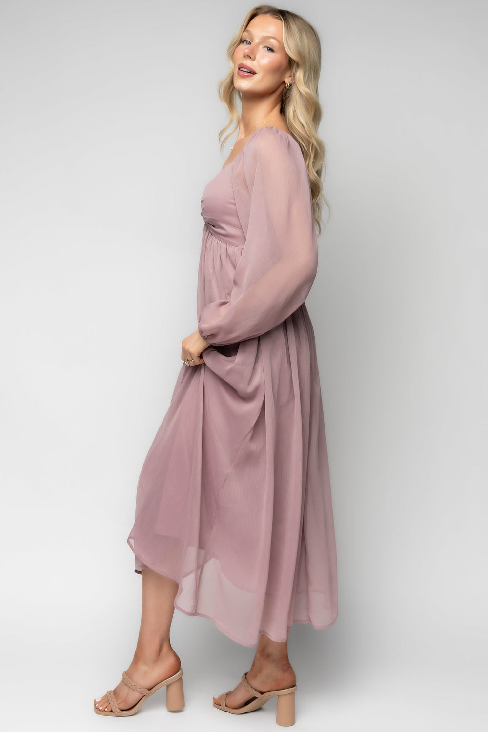 Dione Midi Dress | Baltic Born Dusty Lilac