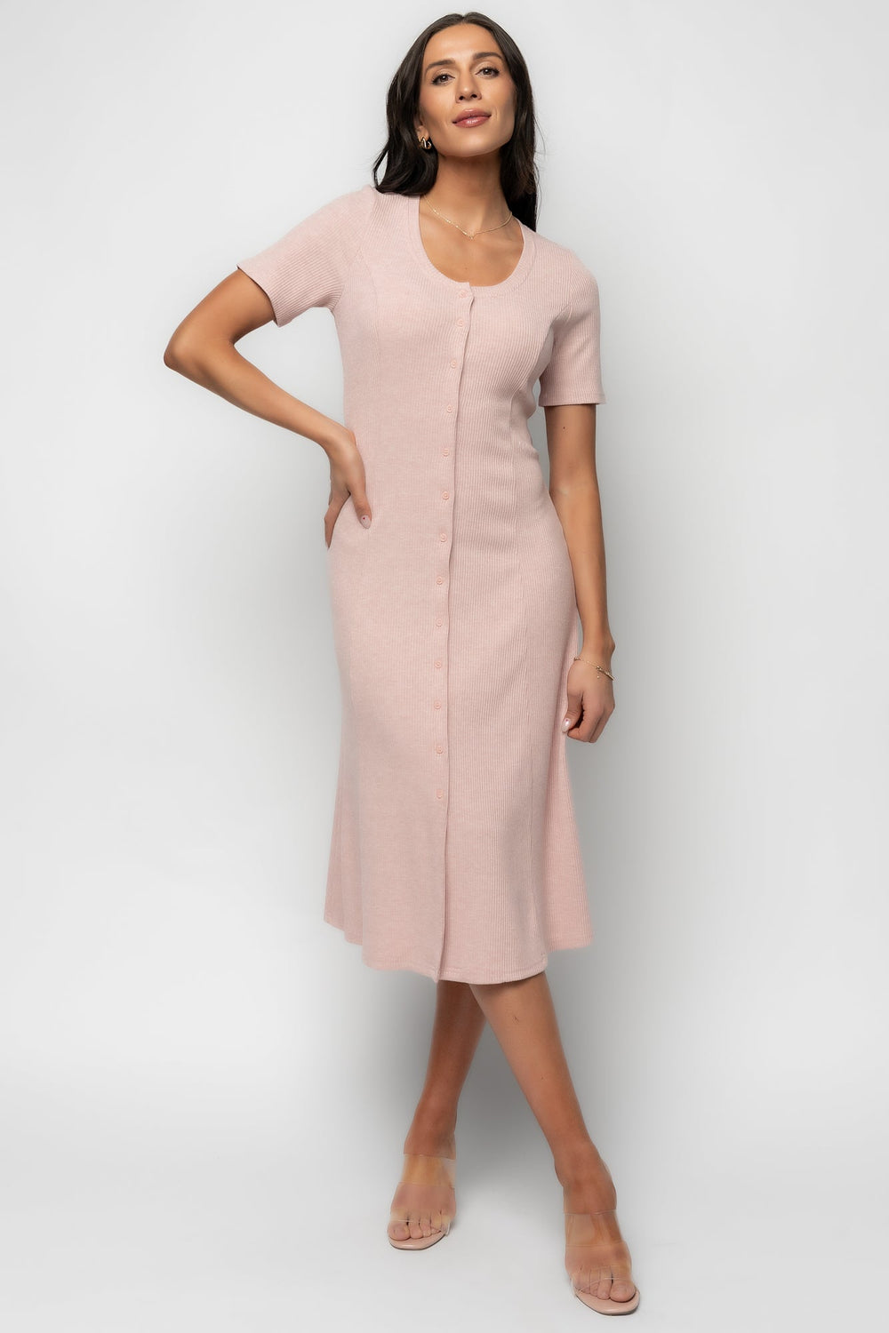 Océane Midi Dress | Baltic Born Blush