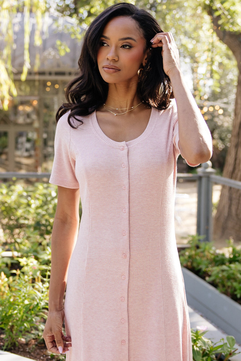 Océane Midi Dress | Baltic Born Blush