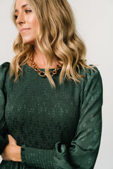 Stockholm Smocked Dress | Baltic Born Dark Green