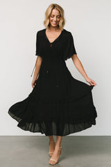 Spell Boho Midi Dress | Baltic Born Black