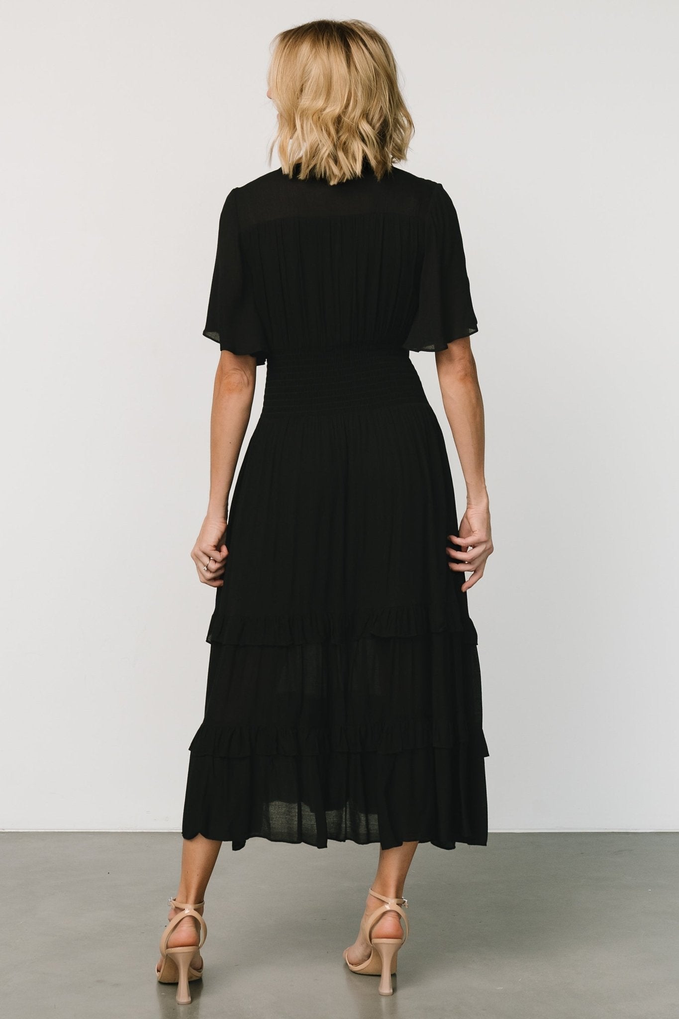 Spell Boho Midi Dress | Baltic Born Black