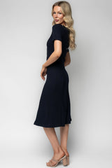 Océane Midi Dress | Baltic Born Navy