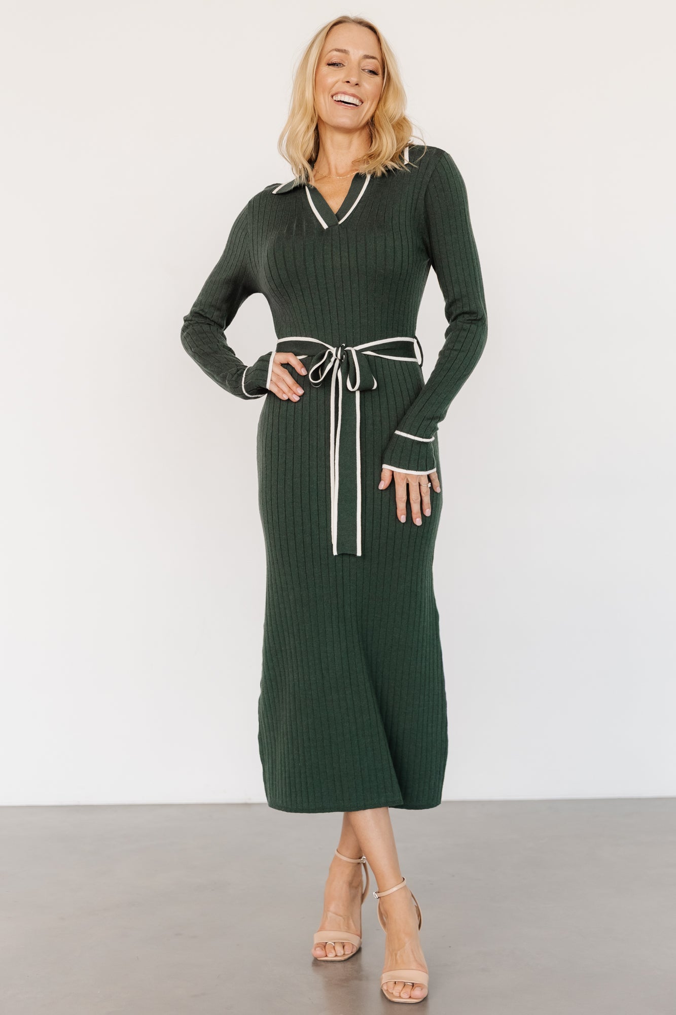 Lark Sweater Dress | Baltic Born Green