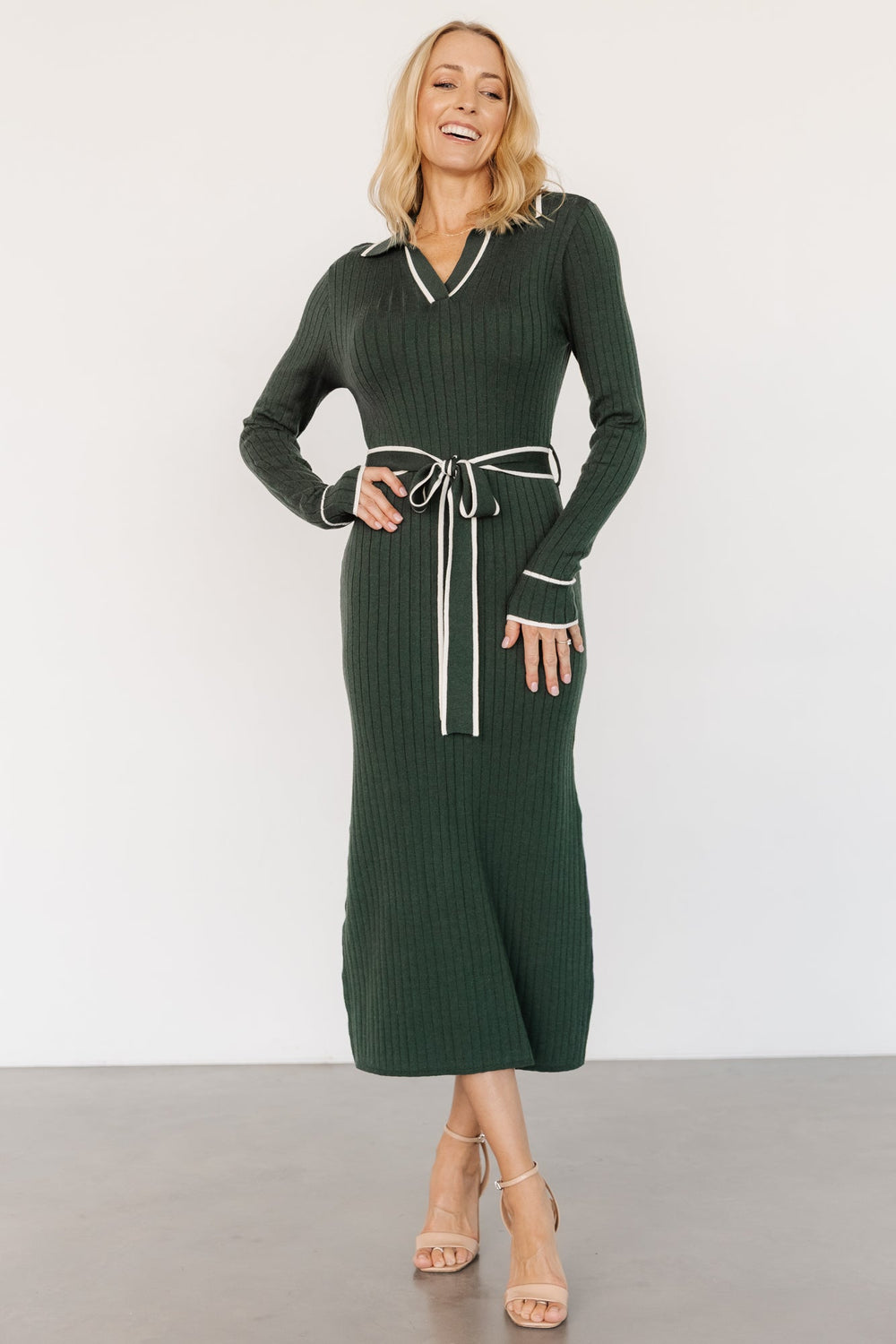 Lark Sweater Dress | Baltic Born Green