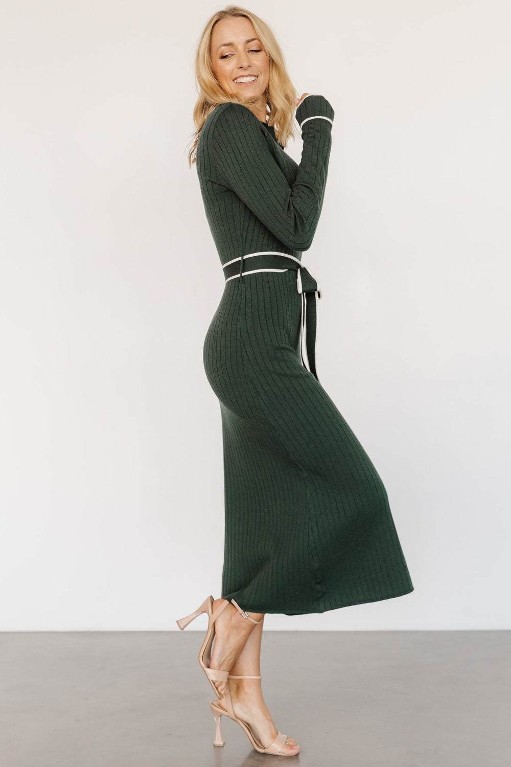 Lark Sweater Dress | Baltic Born Green
