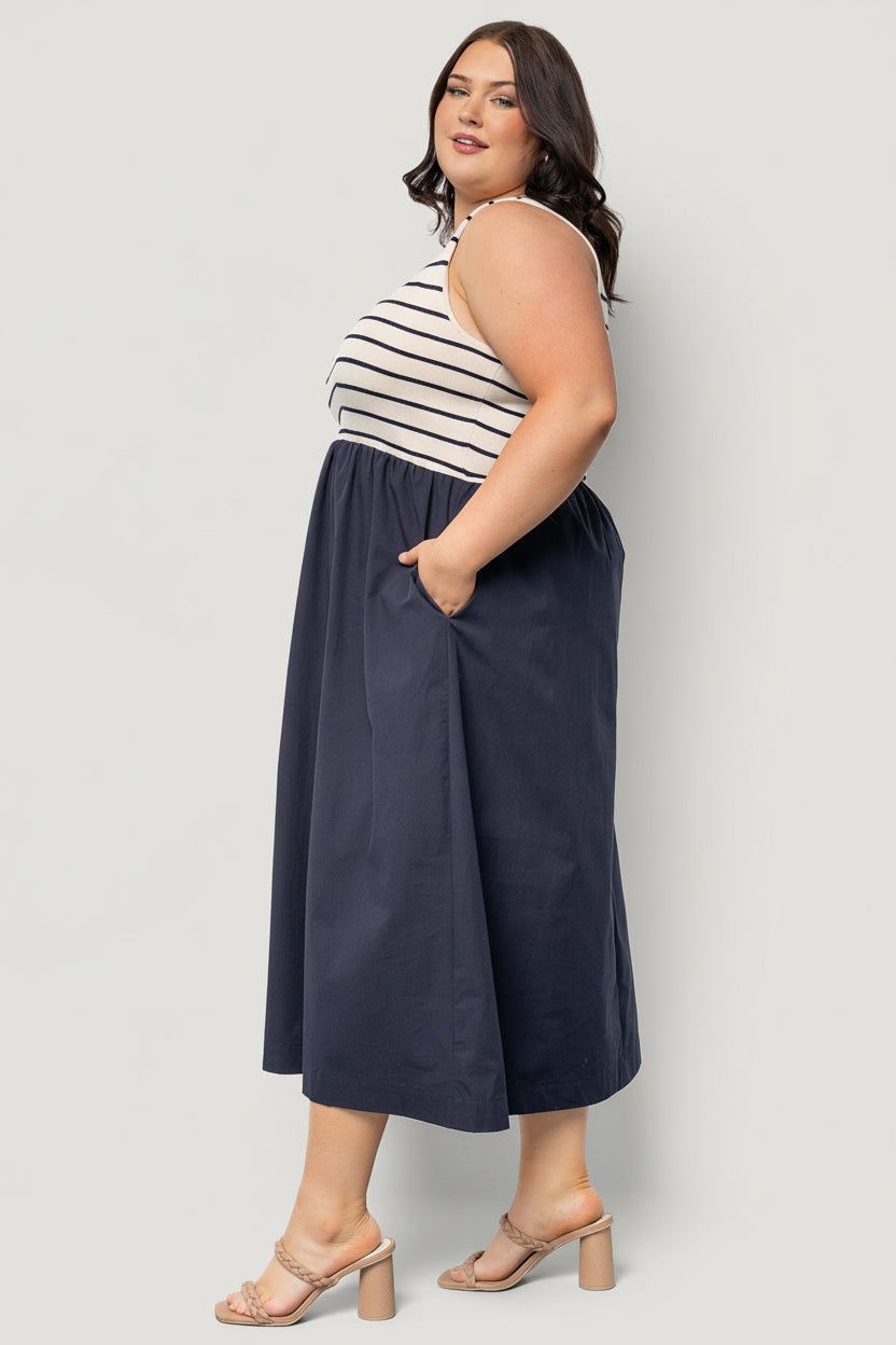 Nantucket Tank Dress | Baltic Born Navy Stripe