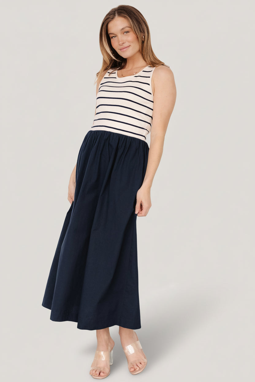 Nantucket Tank Dress | Baltic Born Navy Stripe