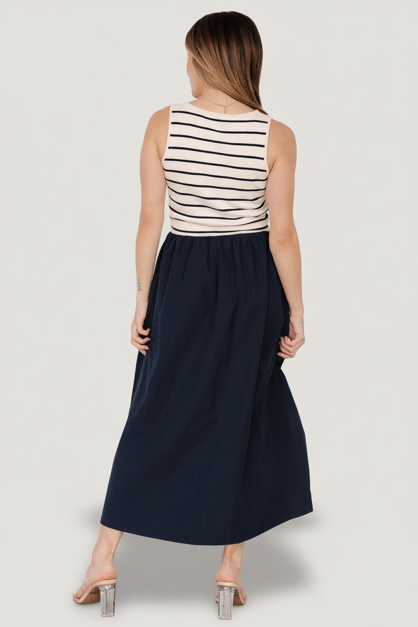 Nantucket Tank Dress | Baltic Born Navy Stripe