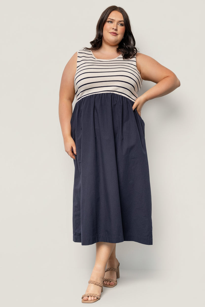 Nantucket Tank Dress | Baltic Born Navy Stripe