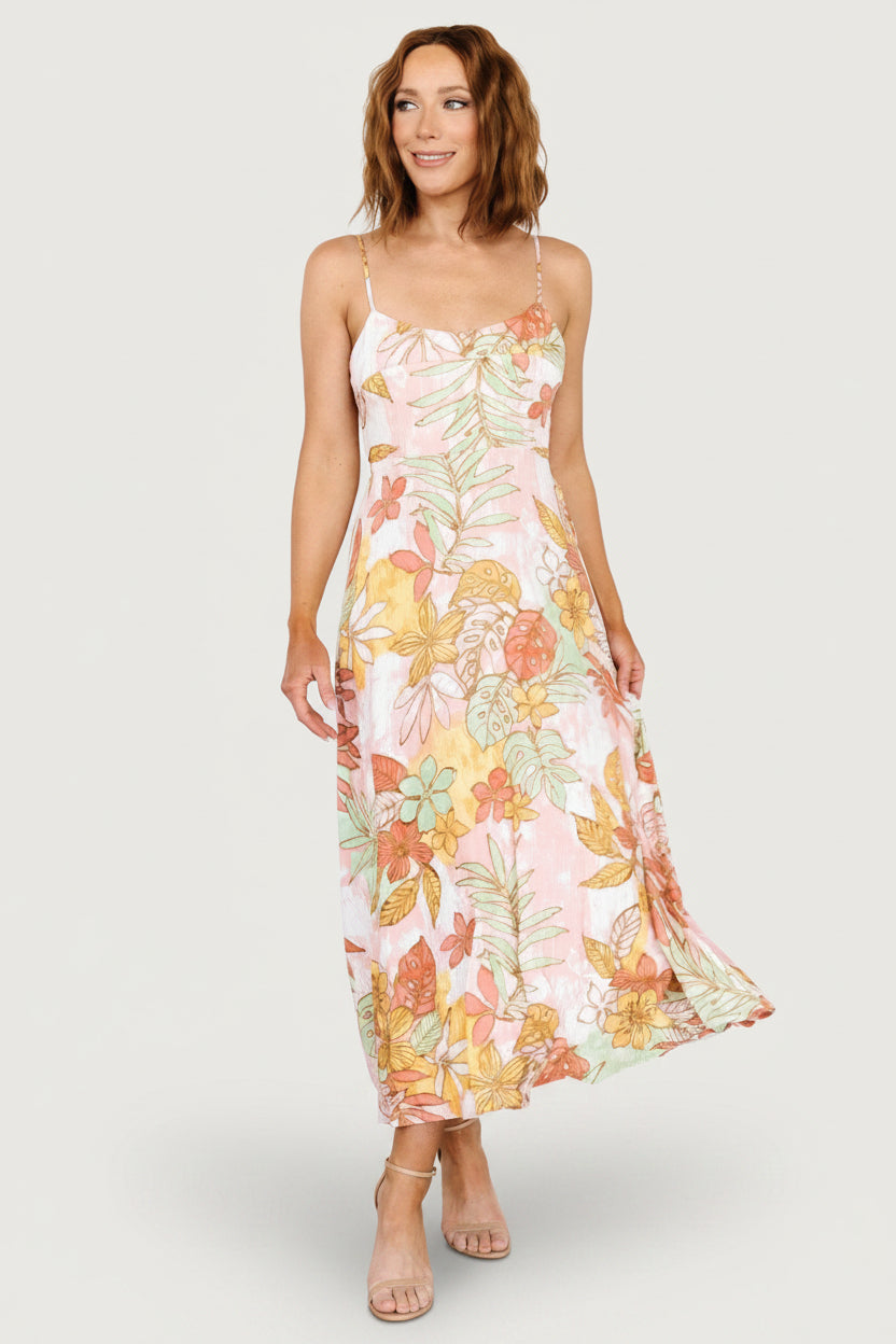 Hilo Back Tie Maxi Dress | Baltic Born Multi
