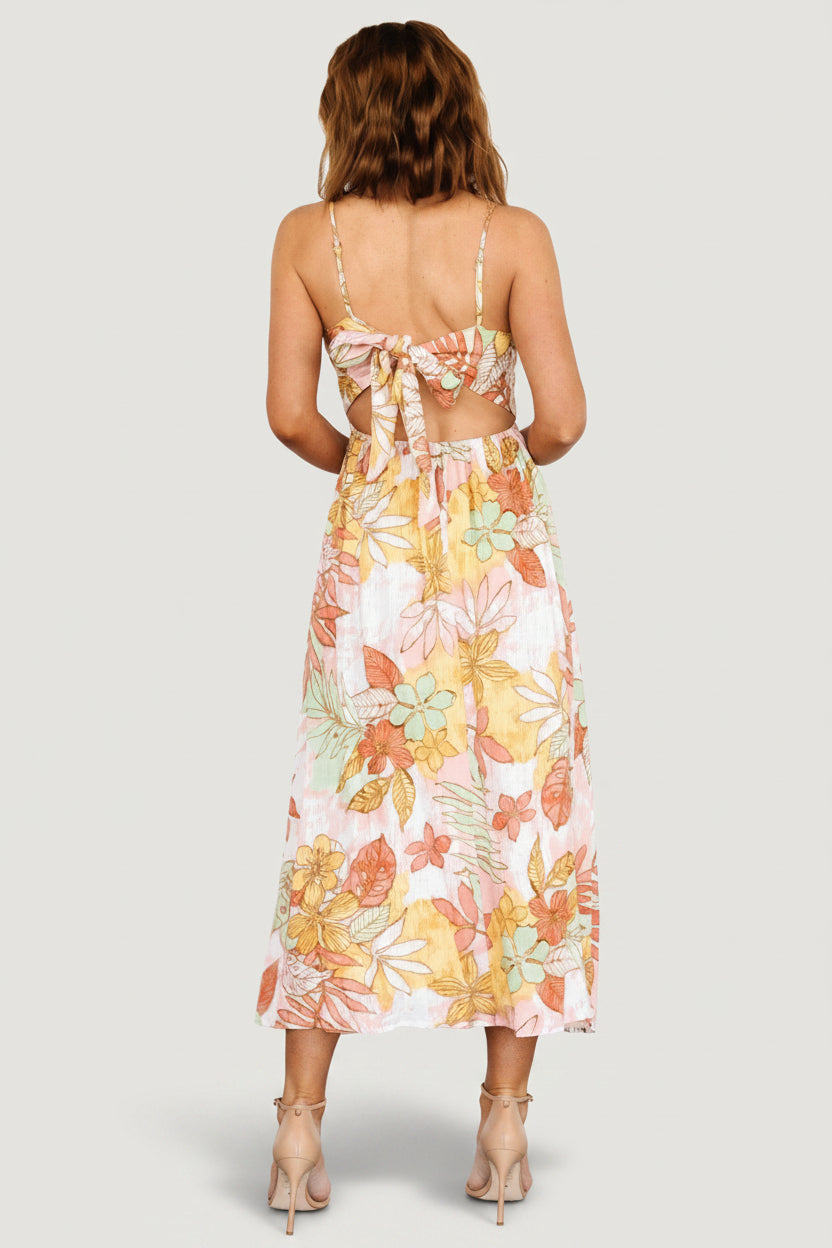 Hilo Back Tie Maxi Dress | Baltic Born Multi