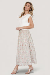 Myra Sweater Dress | Baltic Born Ivory + Coral Floral