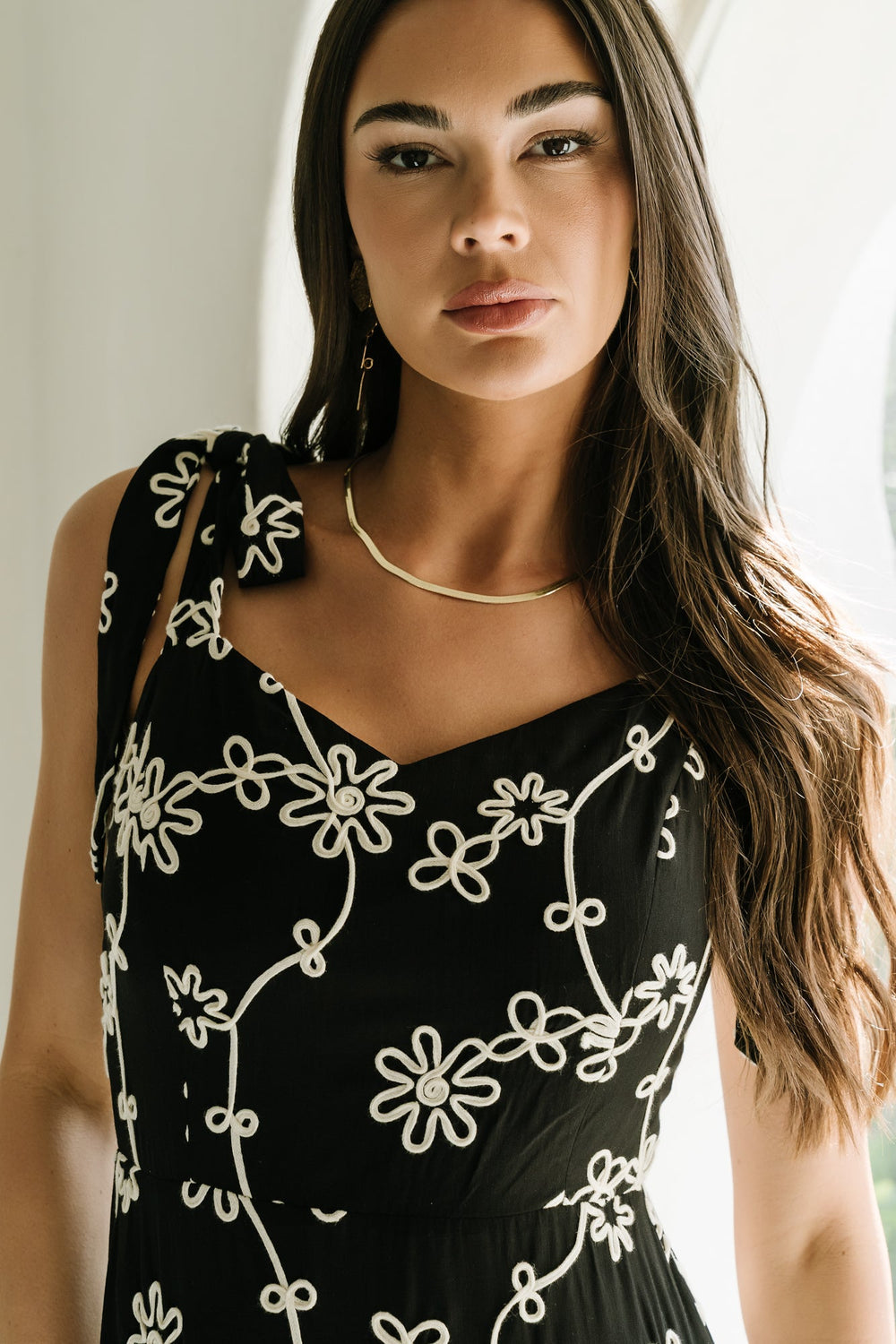 Amor Midi Dress | Baltic Born Black + Ivory Floral