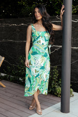 Latonya Faux Wrap Dress | Baltic Born Green Multi