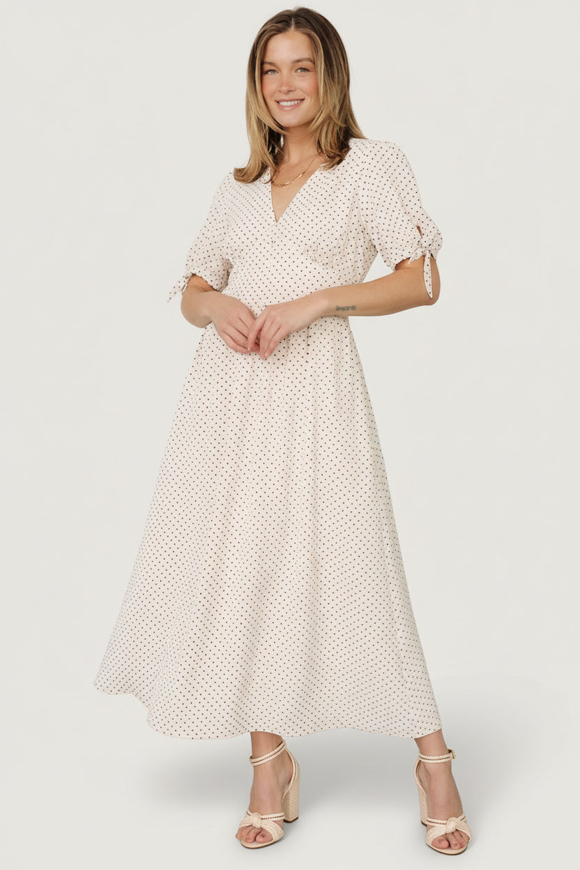 Millar Midi Dress | Baltic Born Natural + Black