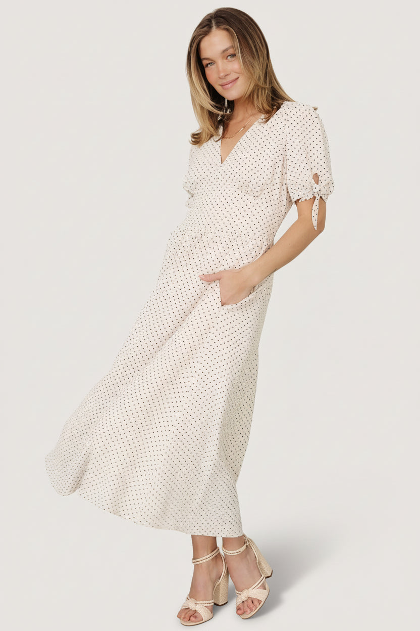 Millar Midi Dress | Baltic Born Natural + Black