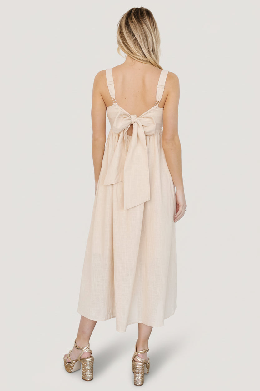 Mia Tie Back Dress | Baltic Born Natural