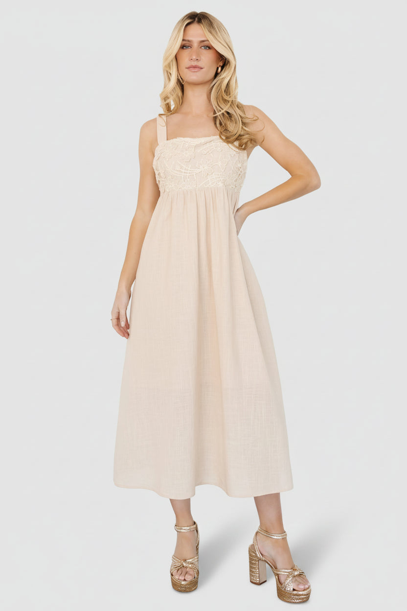 Mia Tie Back Dress | Baltic Born Natural