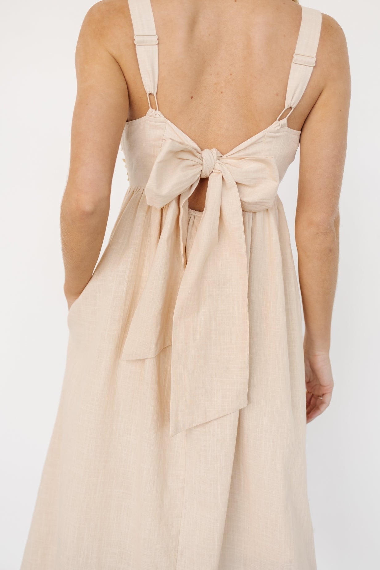 Mia Tie Back Dress | Baltic Born Natural