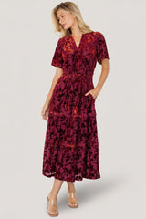 Bronwyn Velvet Dress | Baltic Born Rust