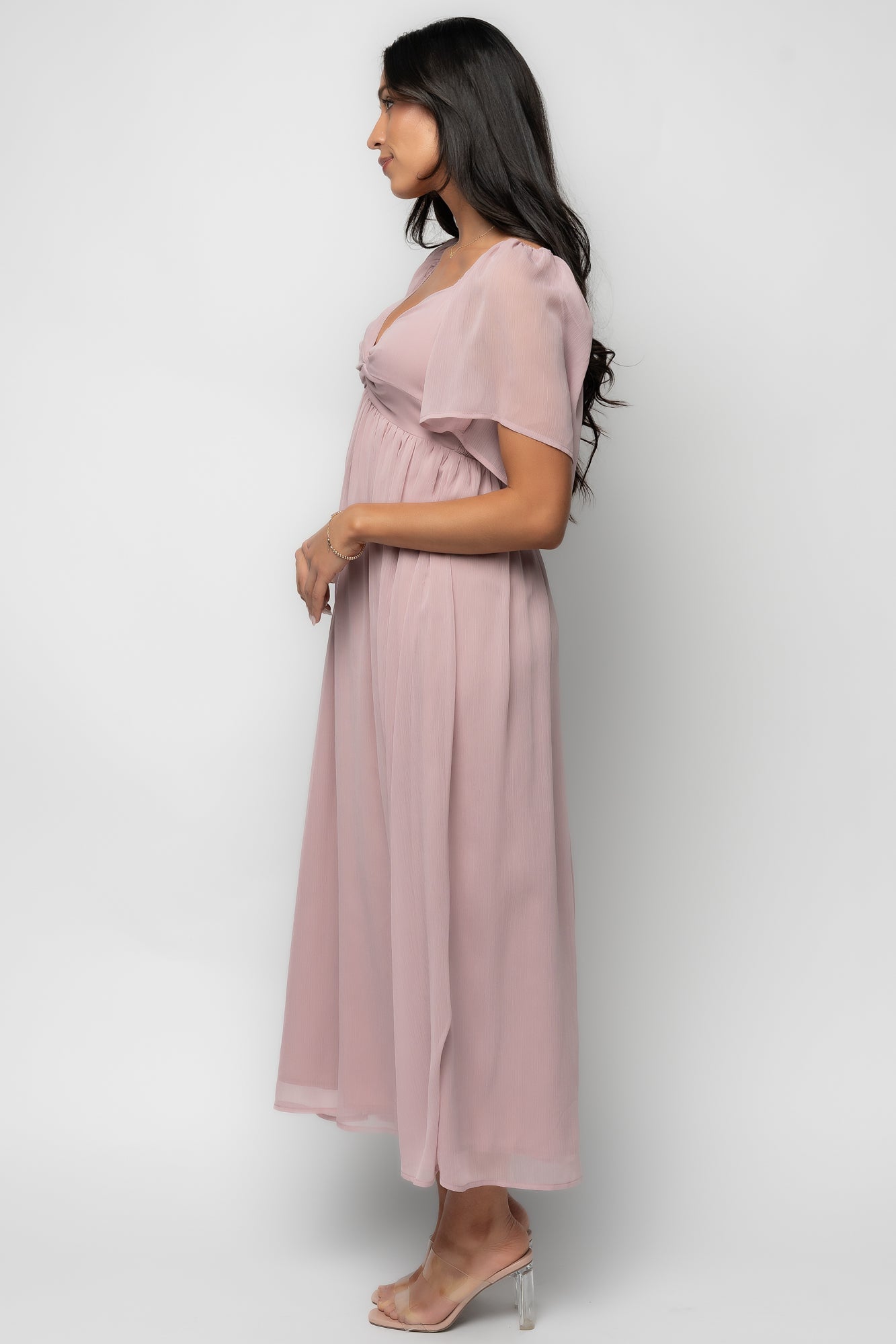 Nora Midi Dress | Baltic Born Dusty Mauve