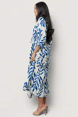 Málaga Midi Dress | Baltic Born Cobalt Print