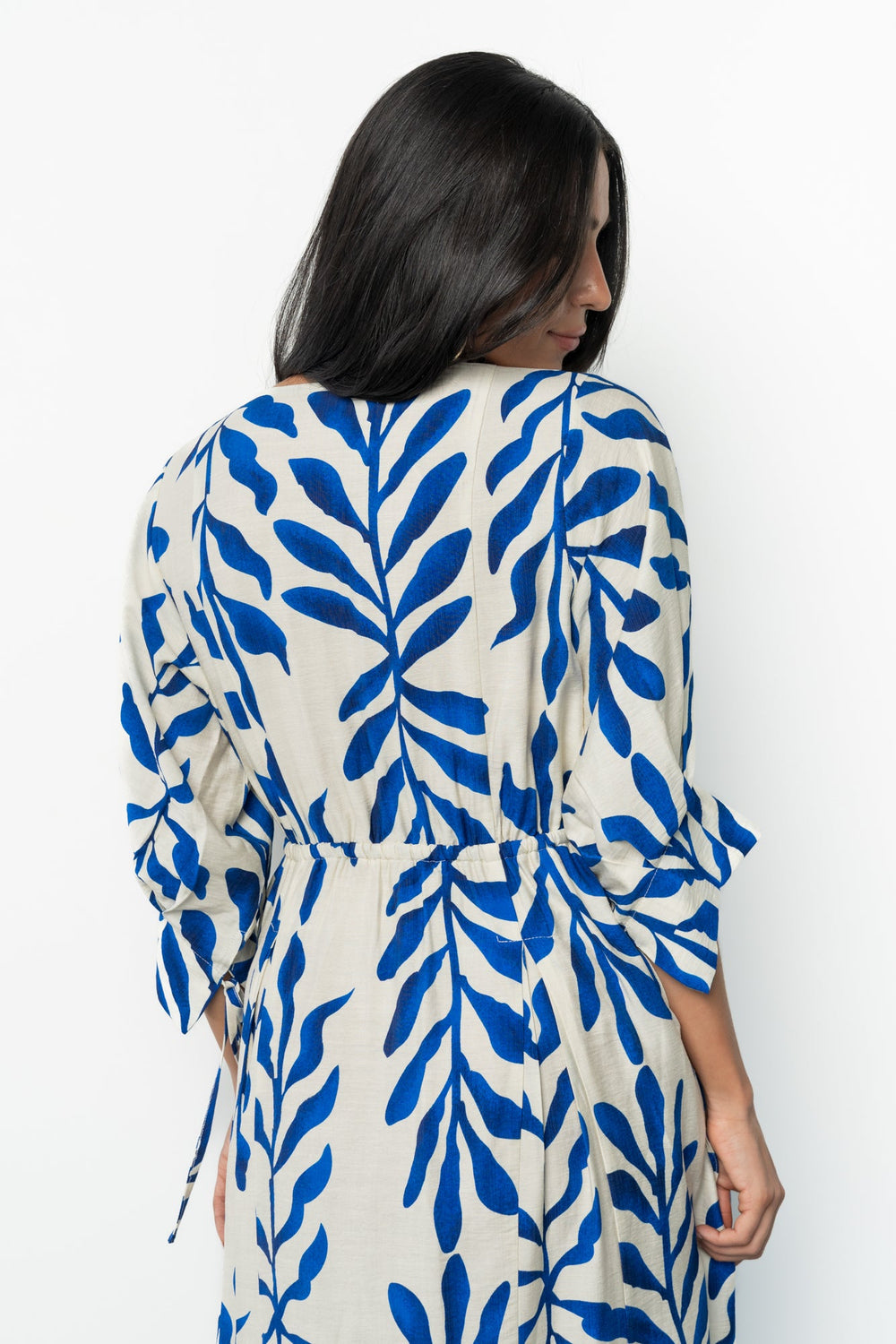 Málaga Midi Dress | Baltic Born Cobalt Print