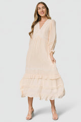 Amberlee Embroidered Dress | Baltic Born Cream