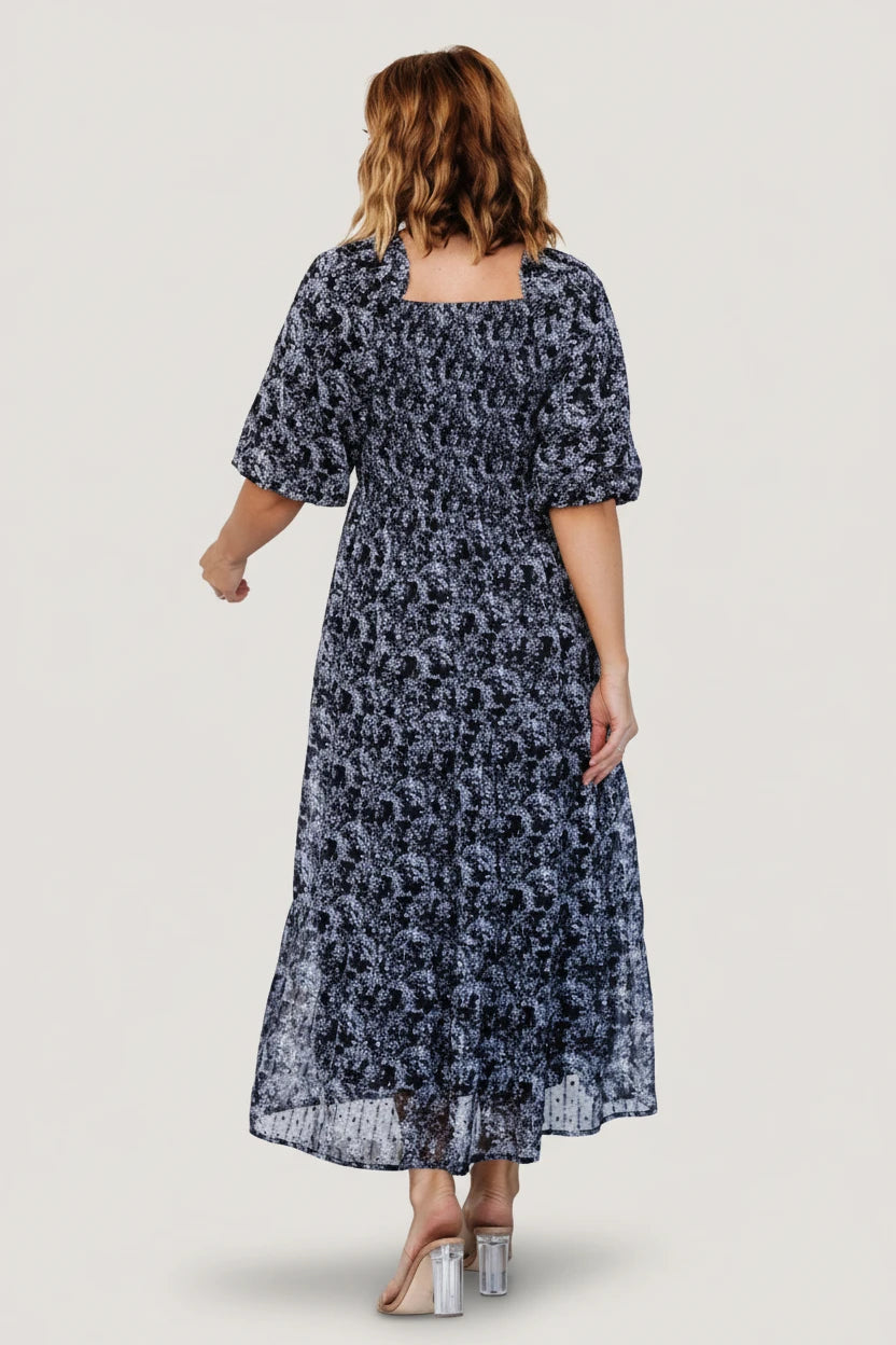Tulsa Smocked Dress | Baltic Born Black + White