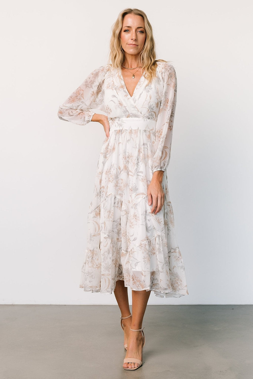 Raven Midi Dress | Baltic Born Off White Floral