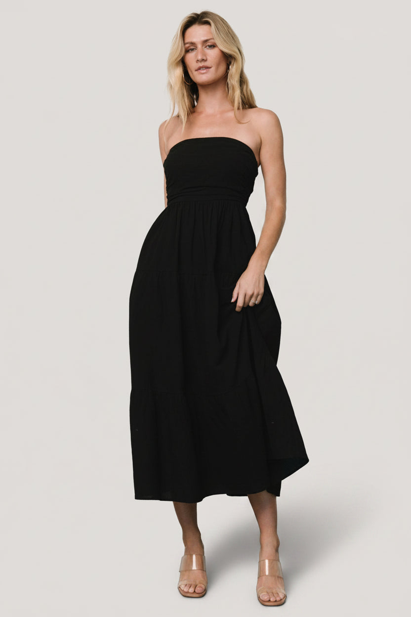 Delray Strapless Dress | Baltic Born Black