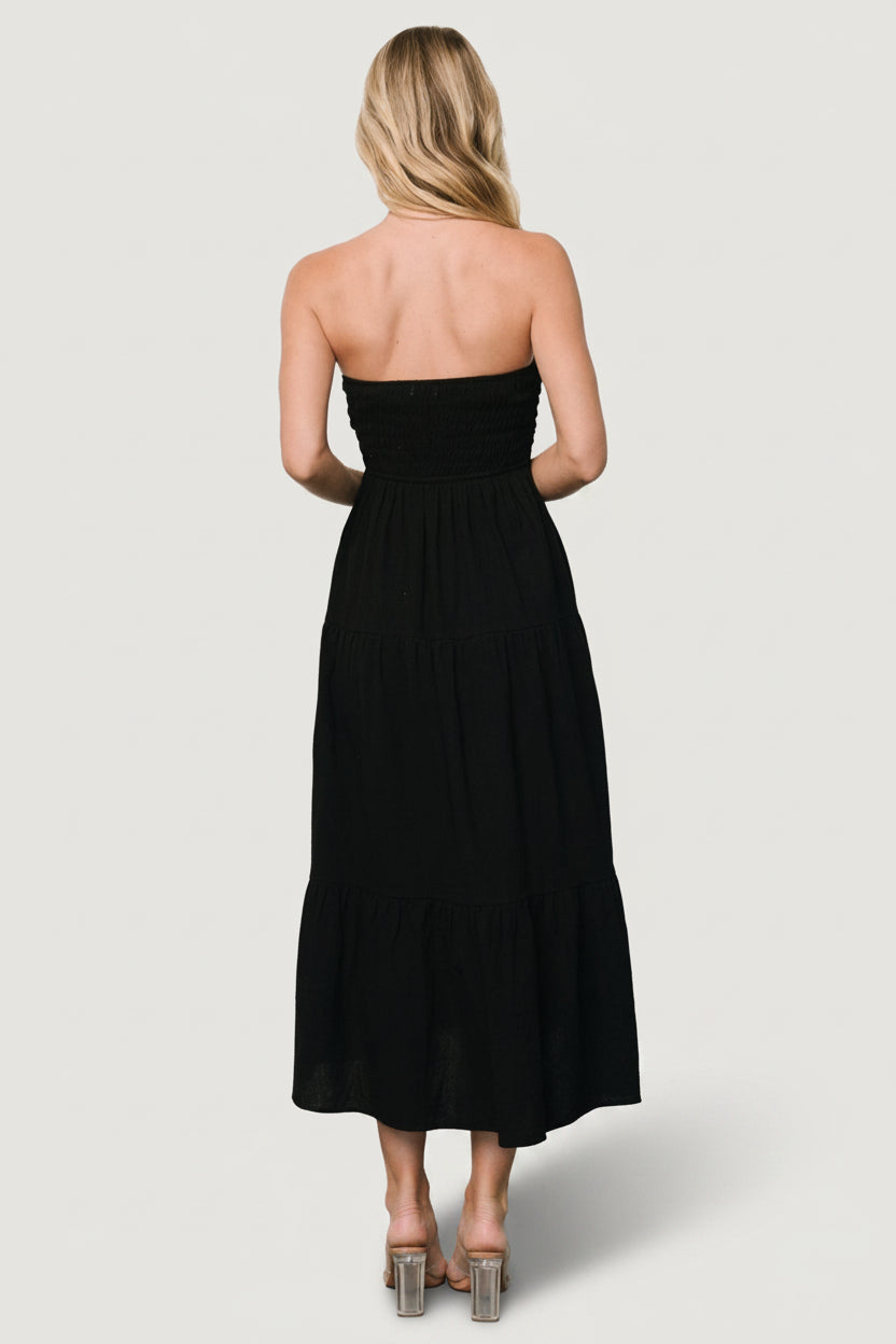 Delray Strapless Dress | Baltic Born Black