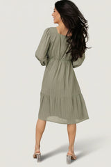 Vaeda Midi Dress | Baltic Born Olive