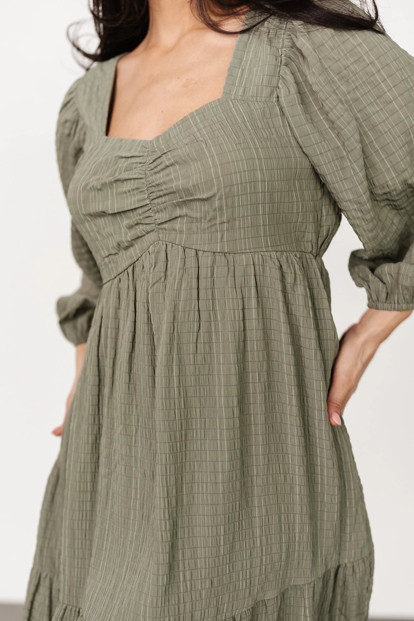 Vaeda Midi Dress | Baltic Born Olive
