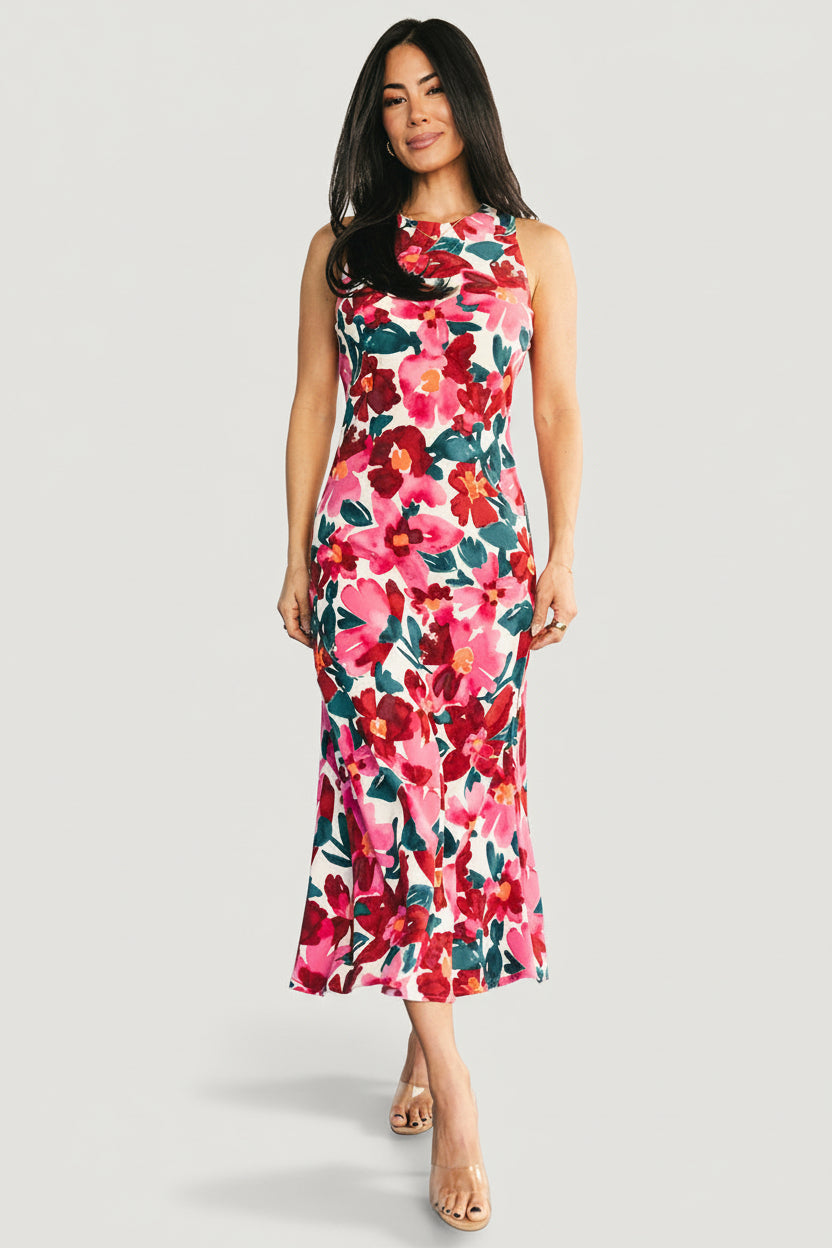 Fernanda Midi Dress | Baltic Born Fuchsia Floral